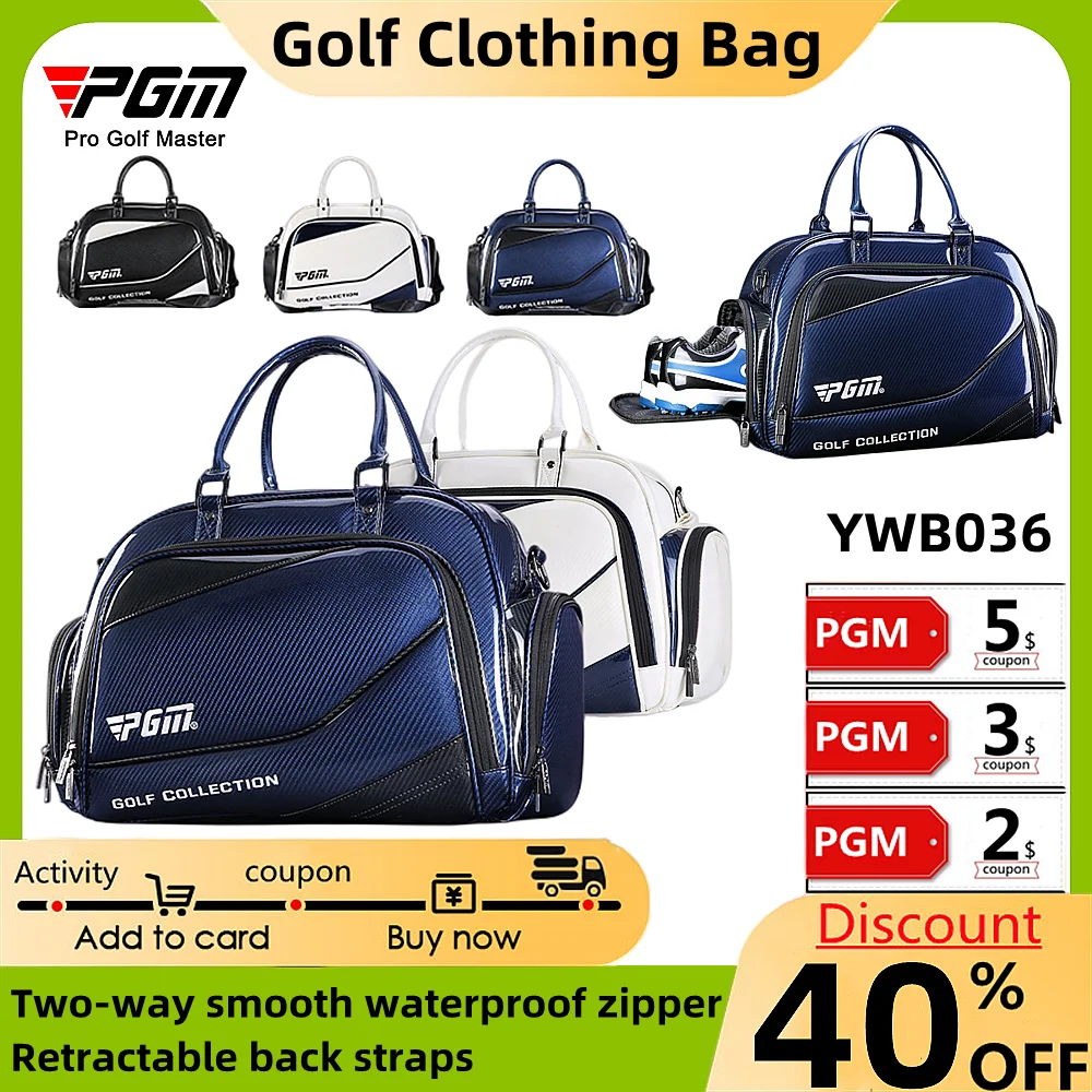 PGM Golf Clothing Bag Men's Waterproof Nylon Clothes Bag Lightweight Travel Ball Bag Tote Bag Large Capacity Independent Shoes
PGM Golf Clothing Bag Men's Waterproof Nylon Clothes Bag Lightweight Travel Ball Bag Tote Bag Large Capacity Independent Shoes