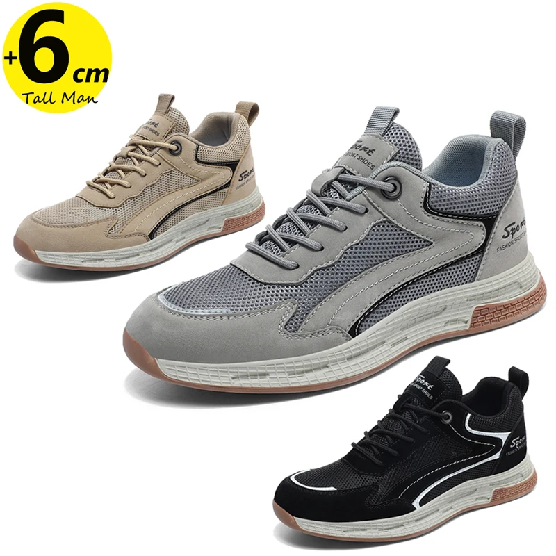 Booster Shoes Men Sneakers Elevator Man Lift Summer Height Increase Insole 6cm Leisure Fashion
Booster Shoes Men Sneakers Elevator Man Lift Summer Height Increase Insole 6cm Leisure Fashion