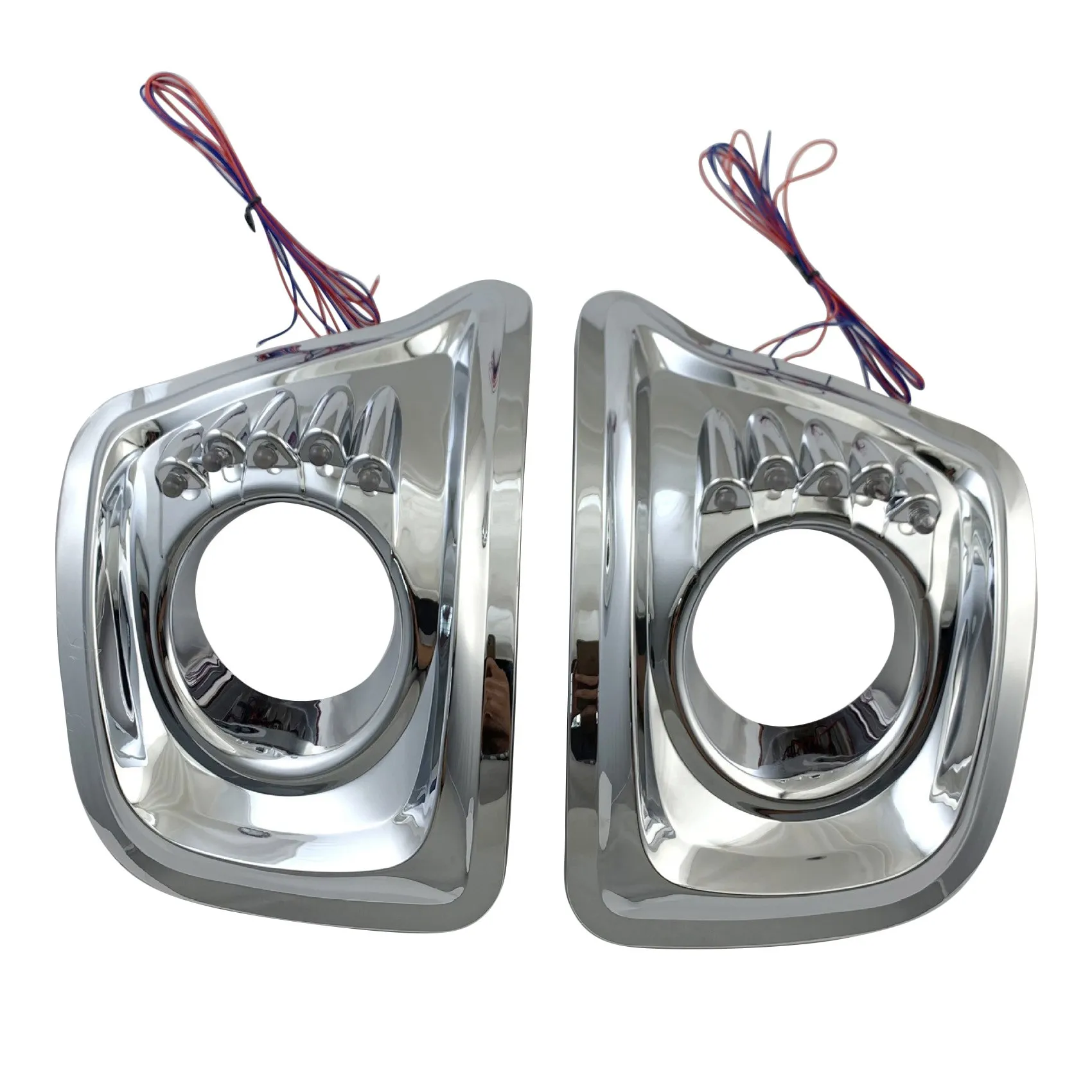 Chrome Front Bumper Fog Light Lamp Frame Cover Trim with Light for Toyota HILUX VIGO
Chrome Front Bumper Fog Light Lamp Frame Cover Trim with Light for Toyota HILUX VIGO