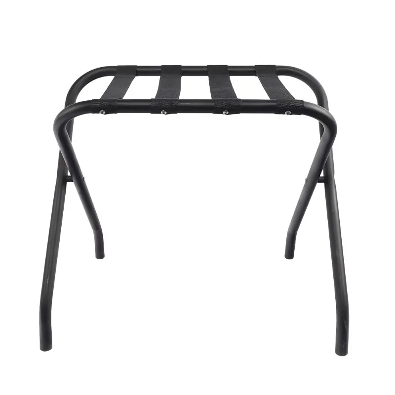 Custom modern portable guest room black folding metal luggage rack for hotel storage
Custom modern portable guest room black folding metal luggage rack for hotel storage