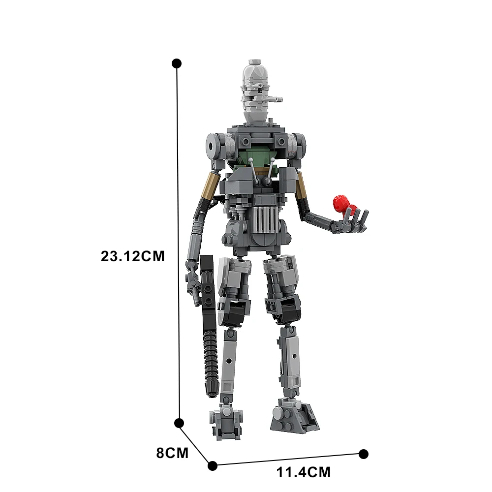 MOC Space War IG-12 Building Blocks Classic Movie Action Robot Mecha Model Bricks Kid Birthday Toy Set Collectible Gift
MOC Space War IG-12 Building Blocks Classic Movie Action Robot Mecha Model Bricks Kid Birthday Toy Set Collectible Gift