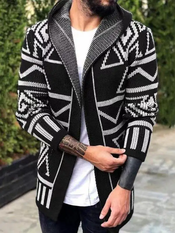 Мужской осенне-зимний кардиган-свитер, длинный свободный вязаный жакет, модный пуловер с круглым вырезом
Мужской осенне-зимний кардиган-свитер, длинный свободный вязаный жакет, модный пуловер с круглым вырезом