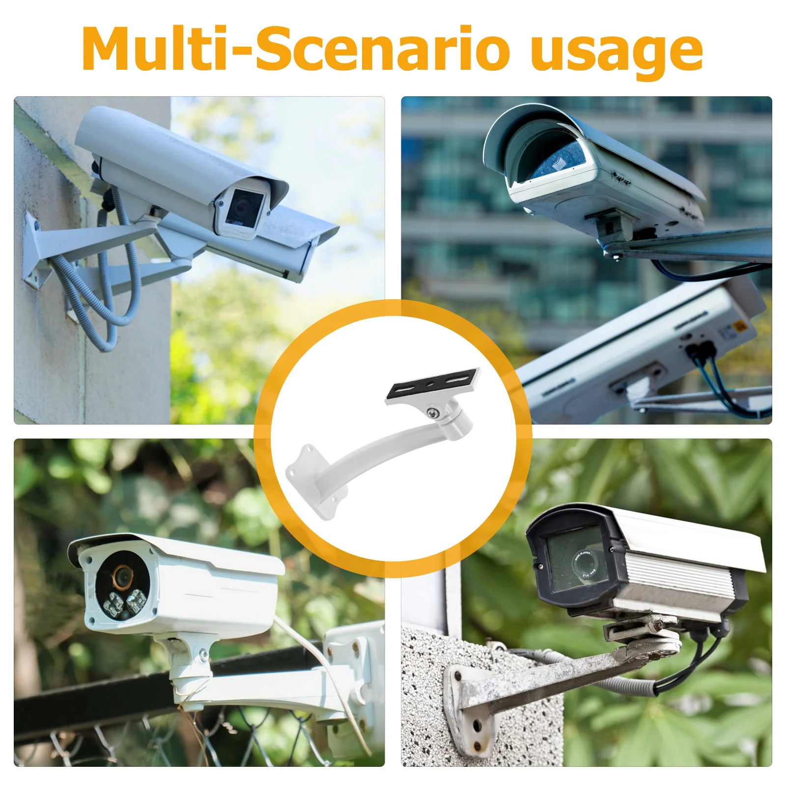 2Pcs Adjustable Security Camera Wall Mount Aluminum Alloy Bracket Durable Monitor Camera Support Aluminum Alloy Bracket
2Pcs Adjustable Security Camera Wall Mount Aluminum Alloy Bracket Durable Monitor Camera Support Aluminum Alloy Bracket