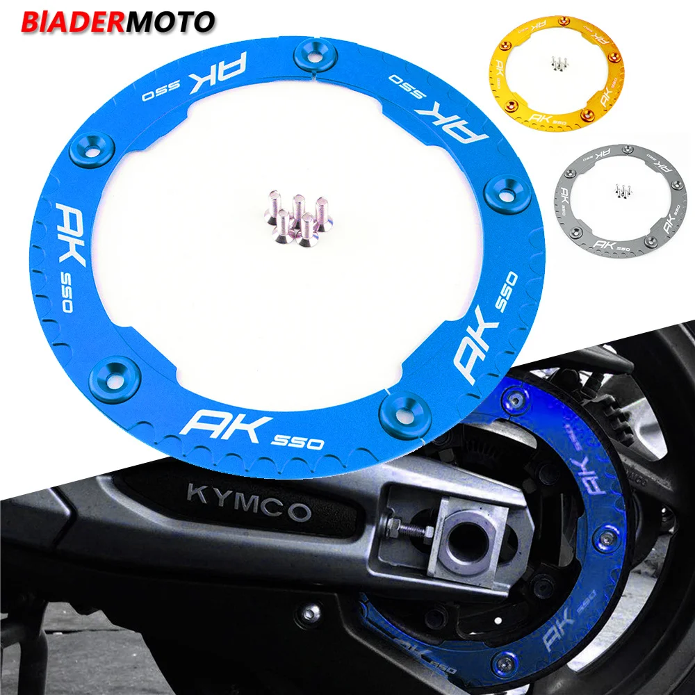 With Logo Accessories Motorcycle Aluminum Transmission Belt Pulley Protective Cover For KYMCO AK550 AK 550 2017 2018 2019 2020
With Logo Accessories Motorcycle Aluminum Transmission Belt Pulley Protective Cover For KYMCO AK550 AK 550 2017 2018 2019 2020