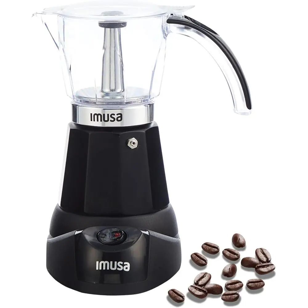 6 or 3 Cup Electric Maker Black Coee hine or n Coee, Moka and Drinks
6 or 3 Cup Electric Maker Black Coee hine or n Coee, Moka and Drinks
