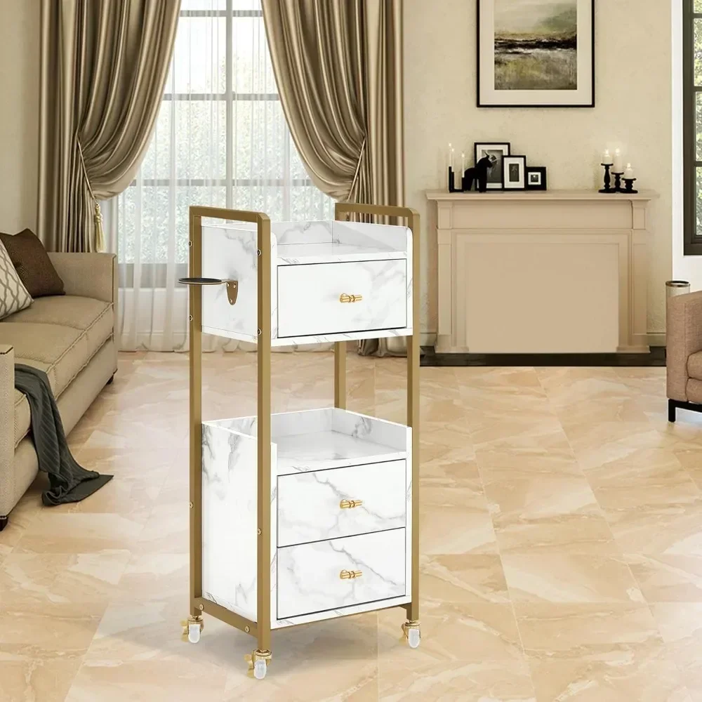 Salon Cart Barber Trolley with Lockable Wheels, Acetone Resistant Storage Cart, Rolling Tattoo Cart with Drawers, Salon Trolley
Salon Cart Barber Trolley with Lockable Wheels, Acetone Resistant Storage Cart, Rolling Tattoo Cart with Drawers, Salon Trolley