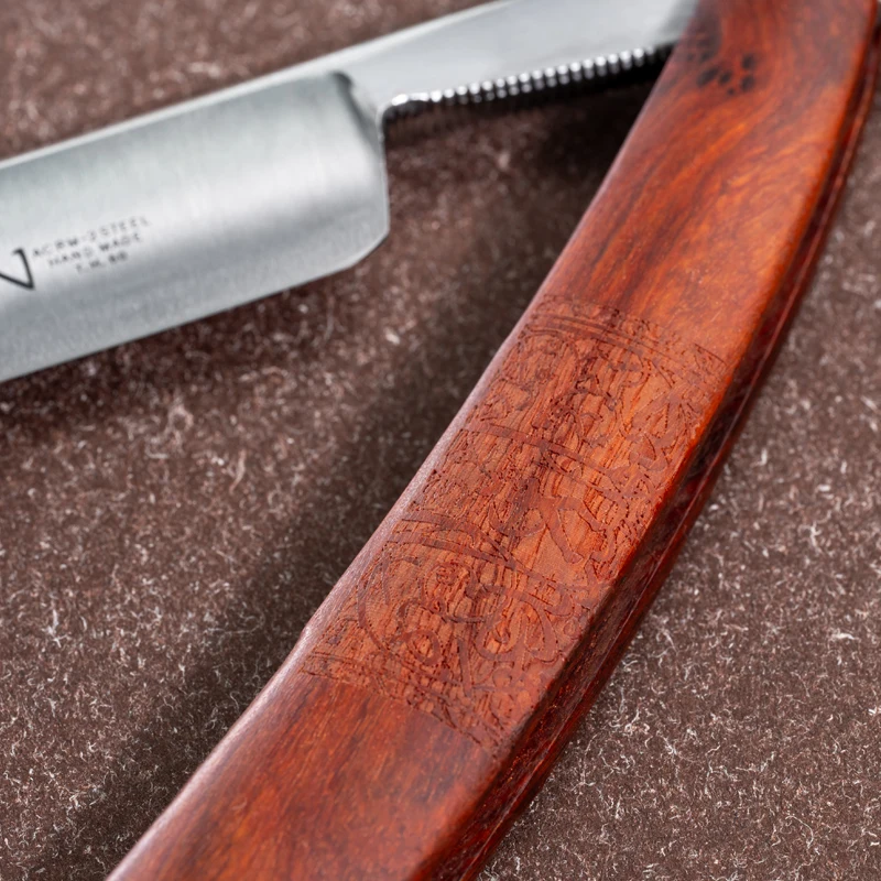 Titan Wood Handle Men Shaving Tools Hair Razor Stainless Steel Straight Razor
Titan Wood Handle Men Shaving Tools Hair Razor Stainless Steel Straight Razor