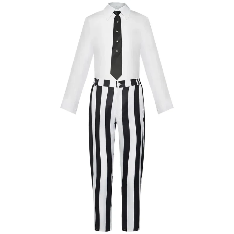EE01 Michael Keaton Cosplay Costume Disguised Uniform Dress Black and White Striped Jacket Pants Man Women Halloween Party SIo0!
EE01 Michael Keaton Cosplay Costume Disguised Uniform Dress Black and White Striped Jacket Pants Man Women Halloween Party SIo0!