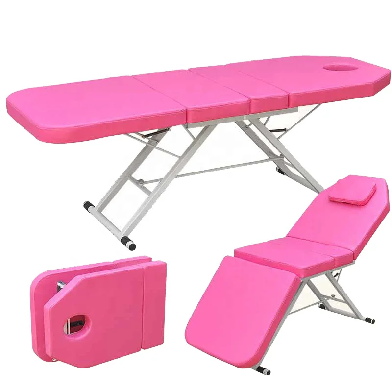High Quality Foldable Metal Three-Folding Massage Bed Beauty Salon Shop Use Adjustable Back Legs for Home Hotel Gym Bathroom Use
High Quality Foldable Metal Three-Folding Massage Bed Beauty Salon Shop Use Adjustable Back Legs for Home Hotel Gym Bathroom Use
