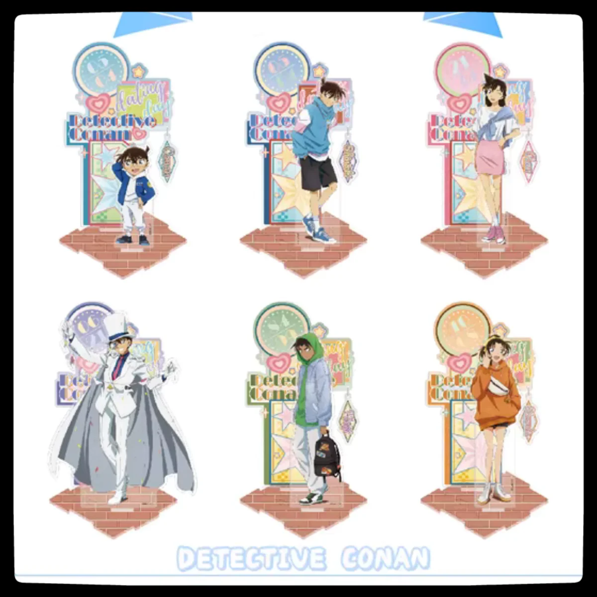 Детектив Конан, японский анимационный персонаж, акриловая подставка, мультяшная настольная модель, орнамент, игрушка для друзей, подарок 10-17 см
Детектив Конан, японский анимационный персонаж, акриловая подставка, мультяшная настольная модель, орнамент, игрушка для друзей, подарок 10-17 см