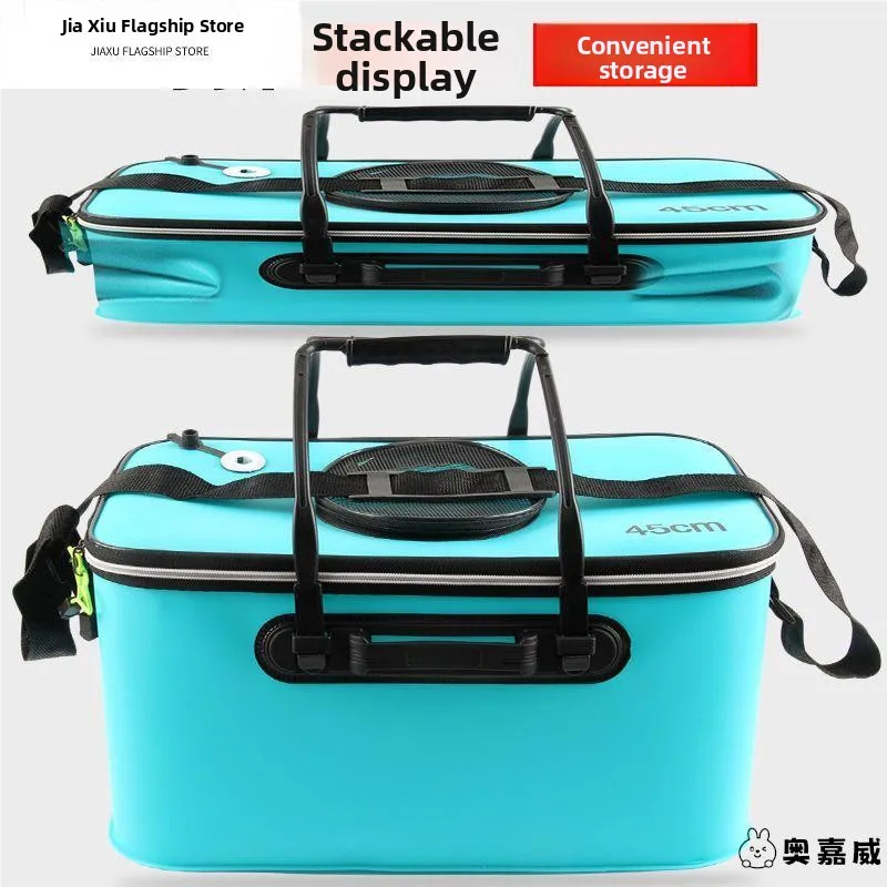 Thickened EVA Large Capacity Fish Bucket Multi-Functional Fishing Barrel Stackable Water Bucket Fish Guard Box Fishing Gear
Thickened EVA Large Capacity Fish Bucket Multi-Functional Fishing Barrel Stackable Water Bucket Fish Guard Box Fishing Gear