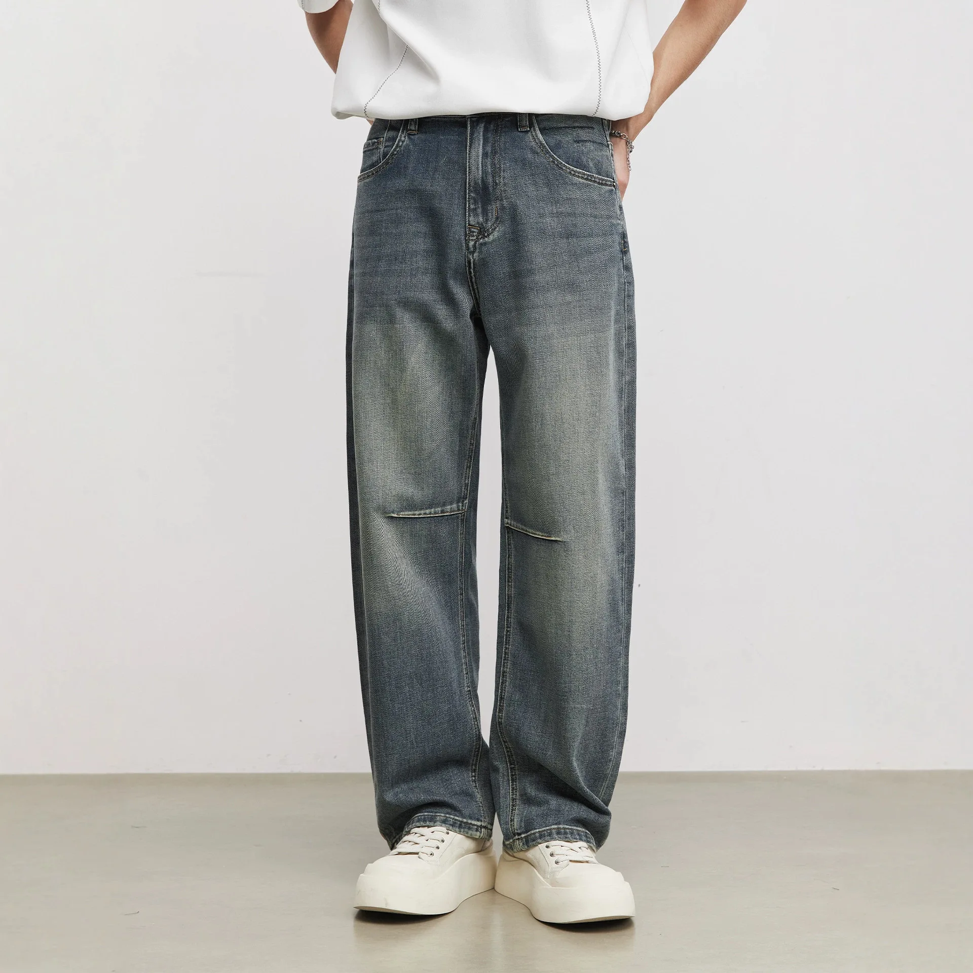 Korean Retro Washed Denim Pants for Men 2026 Summer New Men's Casual Straight Leg Jeans Baggy Pants Japanese Streetwear
Korean Retro Washed Denim Pants for Men 2026 Summer New Men's Casual Straight Leg Jeans Baggy Pants Japanese Streetwear