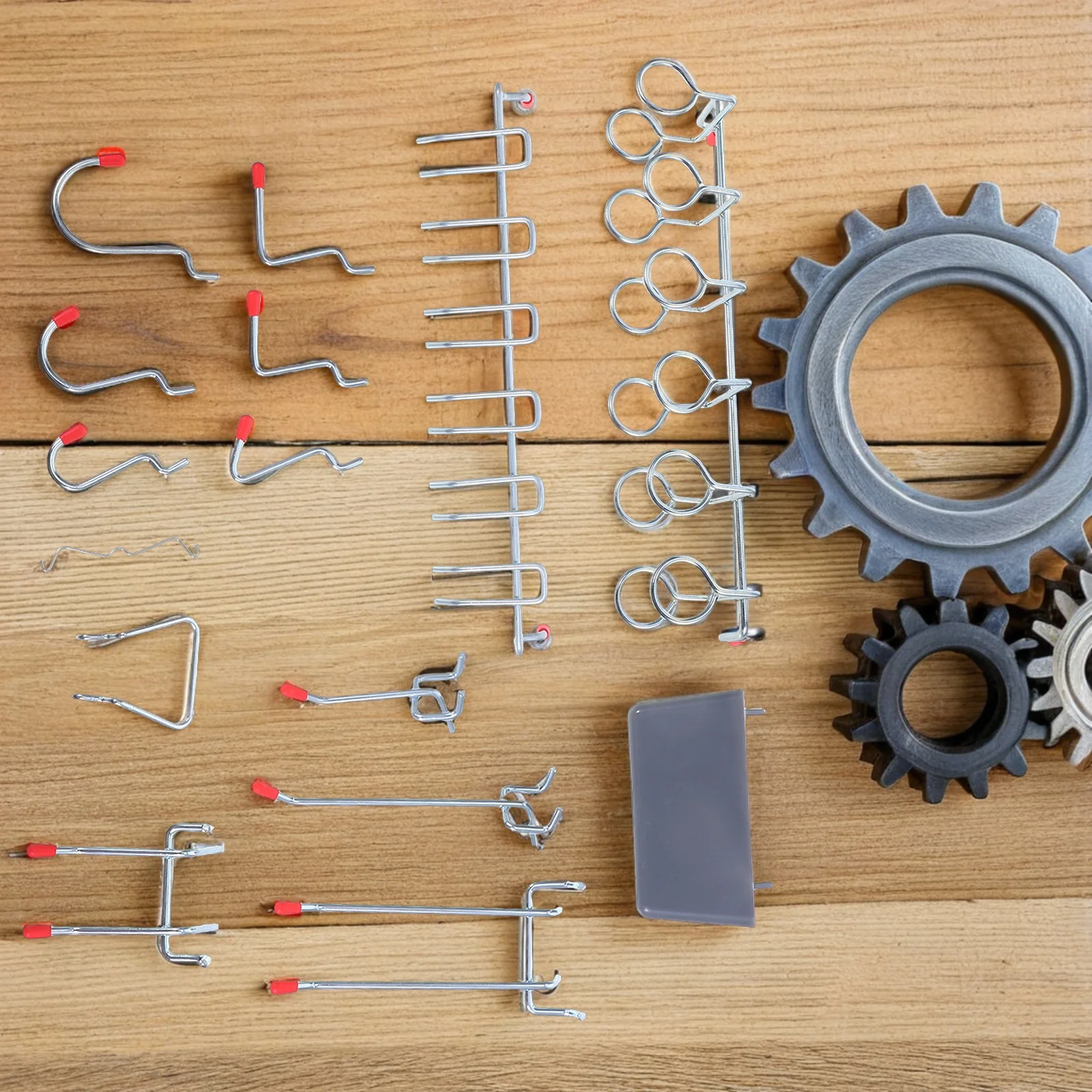 1 Set Heavy Duty Pegboard Hooks Assortment Metal Garage Tool Holders With Plastic Case For Wall Organization Workshop Storage
1 Set Heavy Duty Pegboard Hooks Assortment Metal Garage Tool Holders With Plastic Case For Wall Organization Workshop Storage