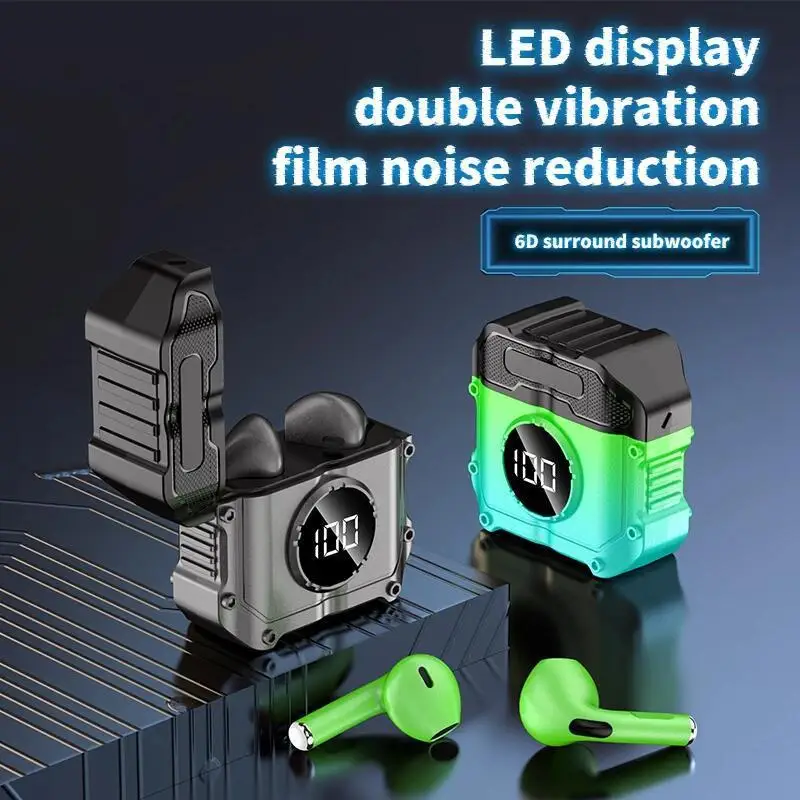 M25 Wireless Headphones Stereo Bass Bluetooth Earphone Gaming Headset TWS Earbuds with Led HD Microphone for Phone for Xiaomi
M25 Wireless Headphones Stereo Bass Bluetooth Earphone Gaming Headset TWS Earbuds with Led HD Microphone for Phone for Xiaomi