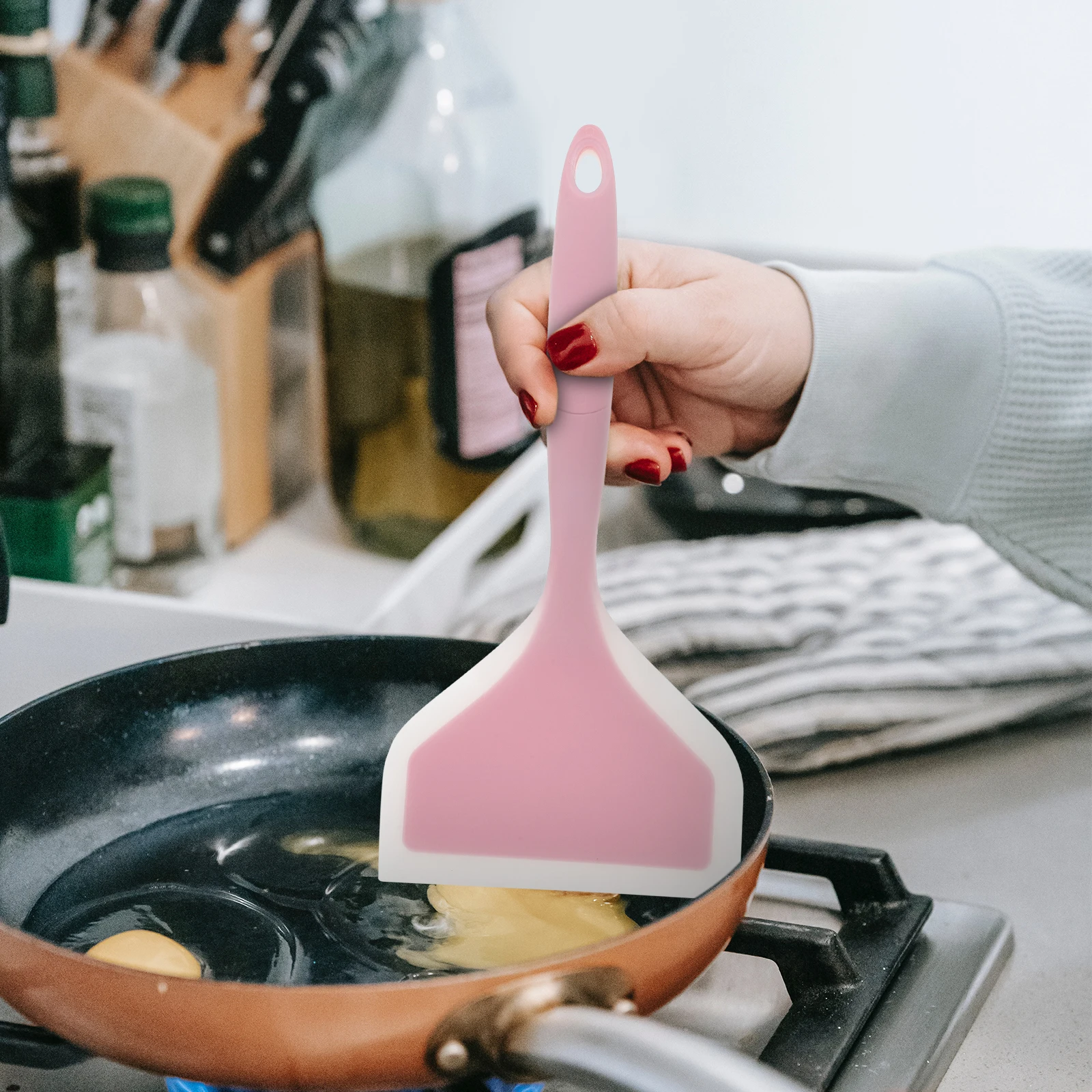 Unbreakable Silicone Cooking Spatula Durable NonStick Large Size For Turning Food In Big Pots And Pans Perfect Housewarming Gift
Unbreakable Silicone Cooking Spatula Durable NonStick Large Size For Turning Food In Big Pots And Pans Perfect Housewarming Gift