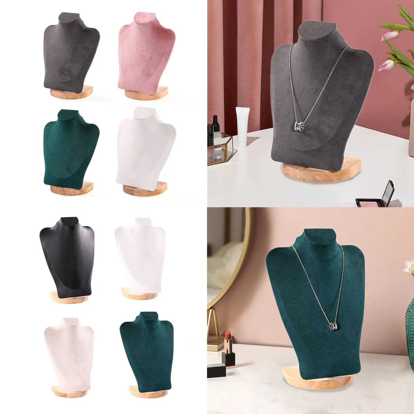 Necklace Display Chain Bust Stand Holder Decor Storage Rack Shelf Presentation
Necklace Display Chain Bust Stand Holder Decor Storage Rack Shelf Presentation