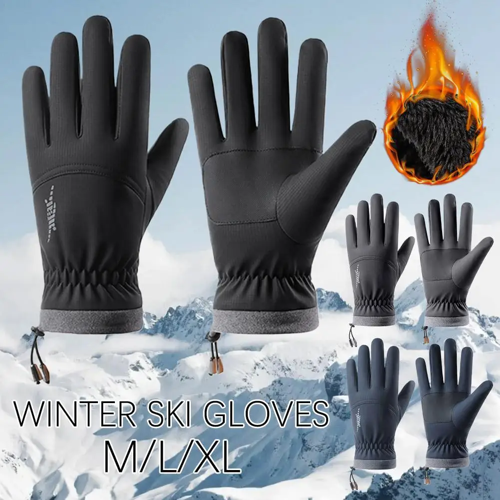 Winter Ski Gloves Windproof Skiing Gloves Mens Winter Gloves Waterproof Thickened Thermal Gloves Anti-Slip Palm Cold Weather
Winter Ski Gloves Windproof Skiing Gloves Mens Winter Gloves Waterproof Thickened Thermal Gloves Anti-Slip Palm Cold Weather