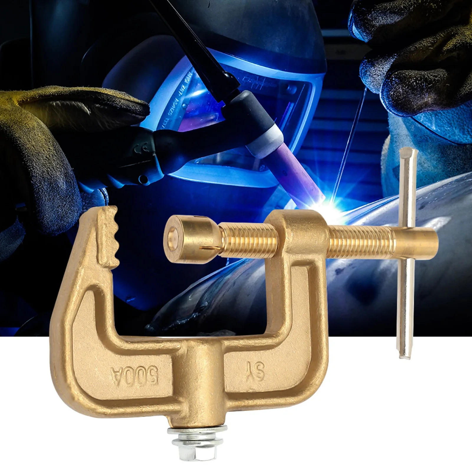 500A Brass Material Classical G Shape Ground Welding Earth Clamp for Welding Machine Ground Welding Earth Clamp
500A Brass Material Classical G Shape Ground Welding Earth Clamp for Welding Machine Ground Welding Earth Clamp