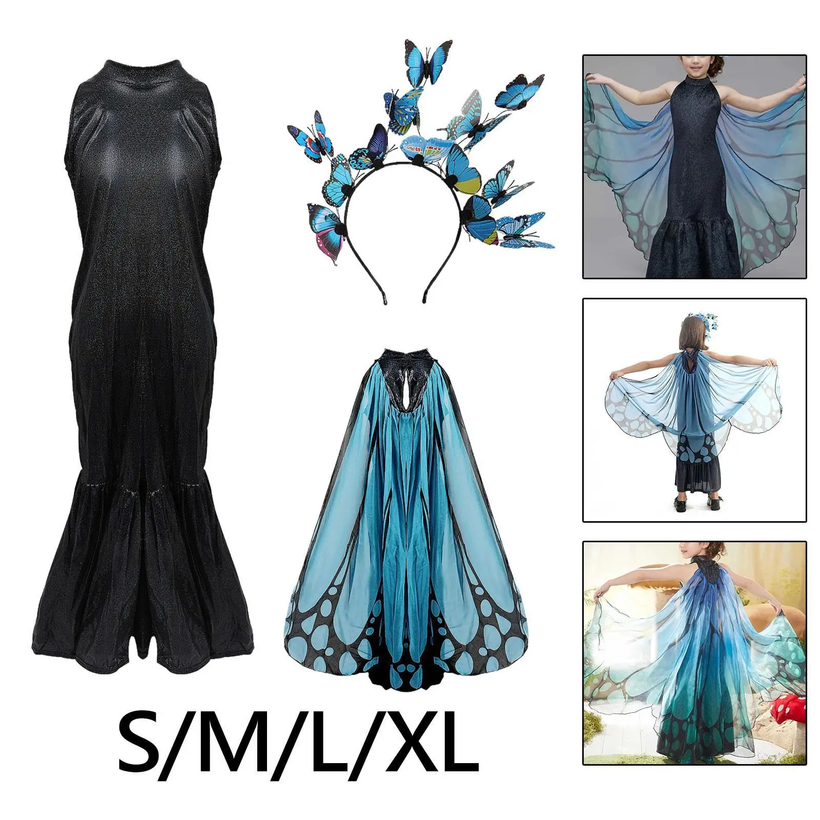 Детское платье-бабочка на Хэллоуин, плащ, многослойный костюм, реквизит для танцевальной записи, карнавальной вечеринки, ролевых игр
Детское платье-бабочка на Хэллоуин, плащ, многослойный костюм, реквизит для танцевальной записи, карнавальной вечеринки, ролевых игр