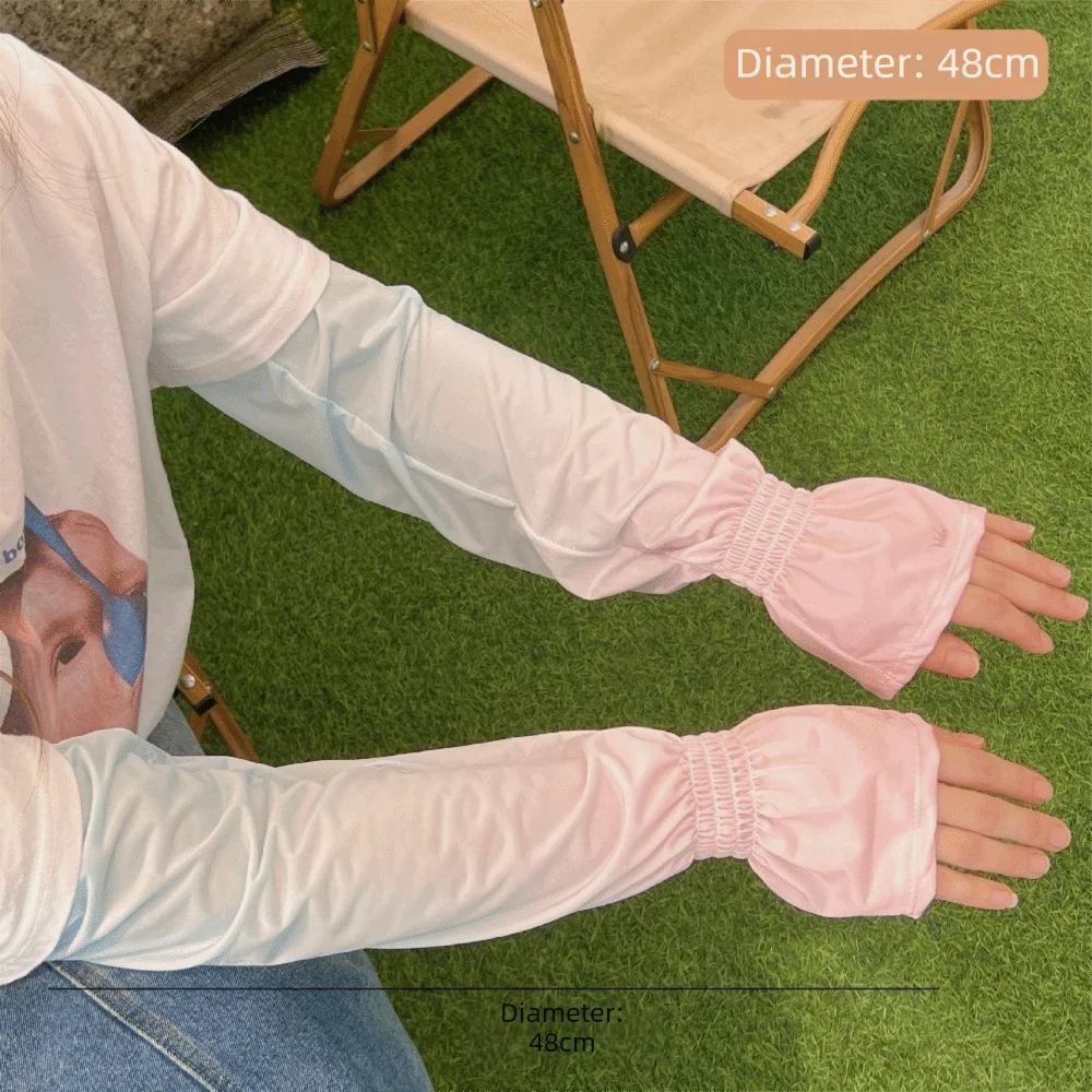 Gradient Color Ice Silk Arm Sleeves Loose Fit Breathable Arm Sleeves Long Sleeve Elastic Anti-UV Arm Sleeves for Women Girls
Gradient Color Ice Silk Arm Sleeves Loose Fit Breathable Arm Sleeves Long Sleeve Elastic Anti-UV Arm Sleeves for Women Girls