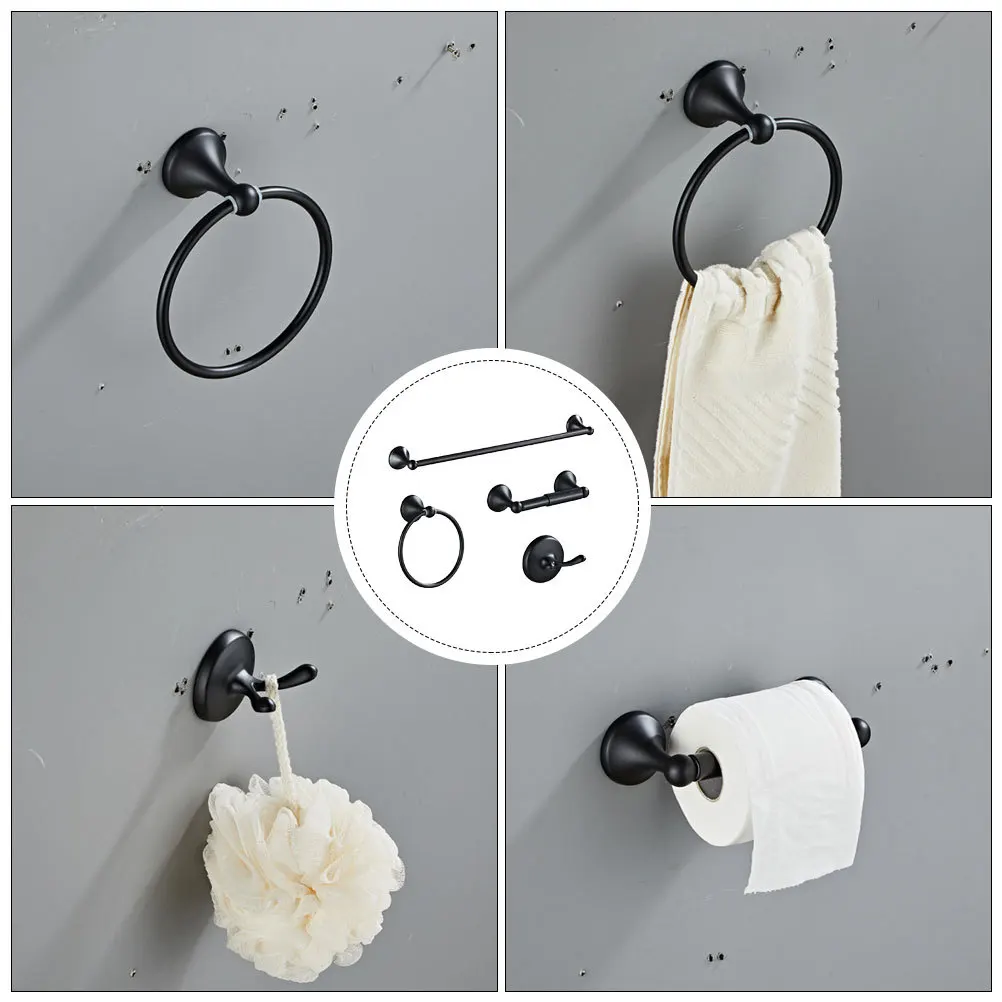 1Set Stainless Steel Towel Ring Black Vintage Style Bathroom Towel Holder Wall Mounted for Home Kitchen Guest Room Decor
1Set Stainless Steel Towel Ring Black Vintage Style Bathroom Towel Holder Wall Mounted for Home Kitchen Guest Room Decor