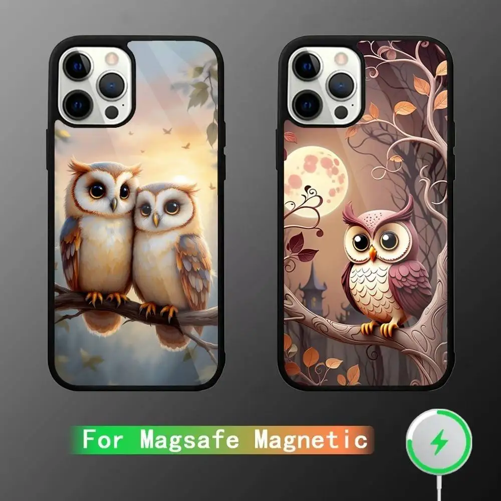 Cute Owl Phone Case For iPhone 17,16,15,14,13,12,11,Pro,Max,Plus,Mini,SE4,E Magnetic Magsafe Wireless Charging
Cute Owl Phone Case For iPhone 17,16,15,14,13,12,11,Pro,Max,Plus,Mini,SE4,E Magnetic Magsafe Wireless Charging