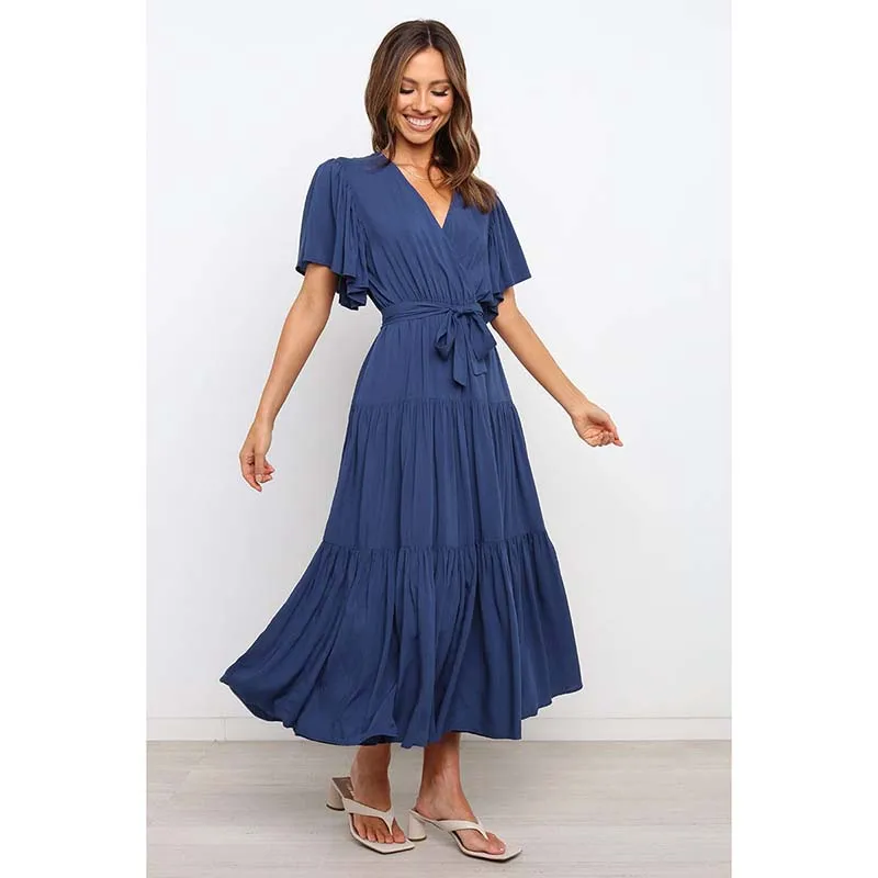 Office Lady Elegant Summer Short Sleeveless Dress Women Casual Turn-Down Collar Belt Dress Sexy V Neck Slim Solid Long PartyRobe
Office Lady Elegant Summer Short Sleeveless Dress Women Casual Turn-Down Collar Belt Dress Sexy V Neck Slim Solid Long PartyRobe