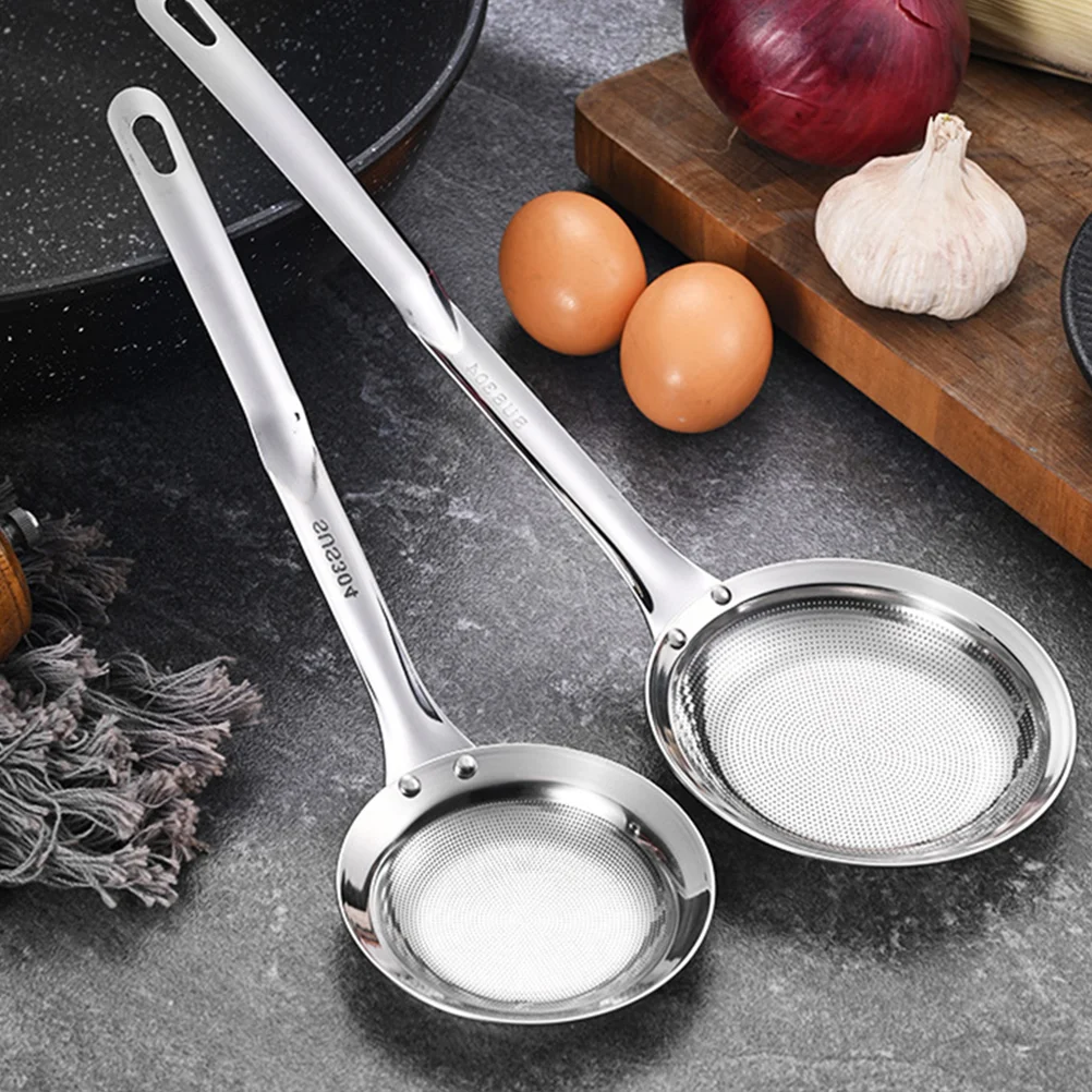 Colander Cooking Oil Strainer Stainless Steel Skimmer Spoon Ladle Scoop Fine Mesh with Long Handle Filter
Colander Cooking Oil Strainer Stainless Steel Skimmer Spoon Ladle Scoop Fine Mesh with Long Handle Filter
