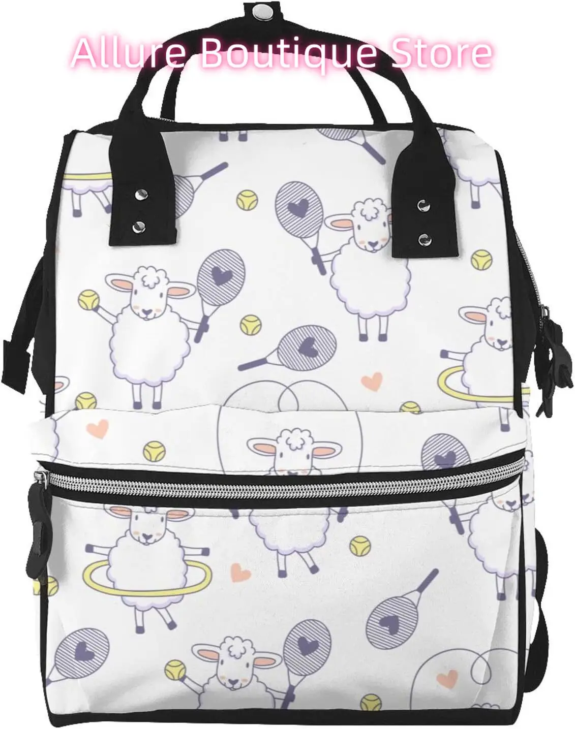Sports Sheep Diaper Bag Backpack for Women Large Capacity Nappy Bag Multifunction Waterproof Mummy Backpacks for Mom Dad Essenti
Sports Sheep Diaper Bag Backpack for Women Large Capacity Nappy Bag Multifunction Waterproof Mummy Backpacks for Mom Dad Essenti