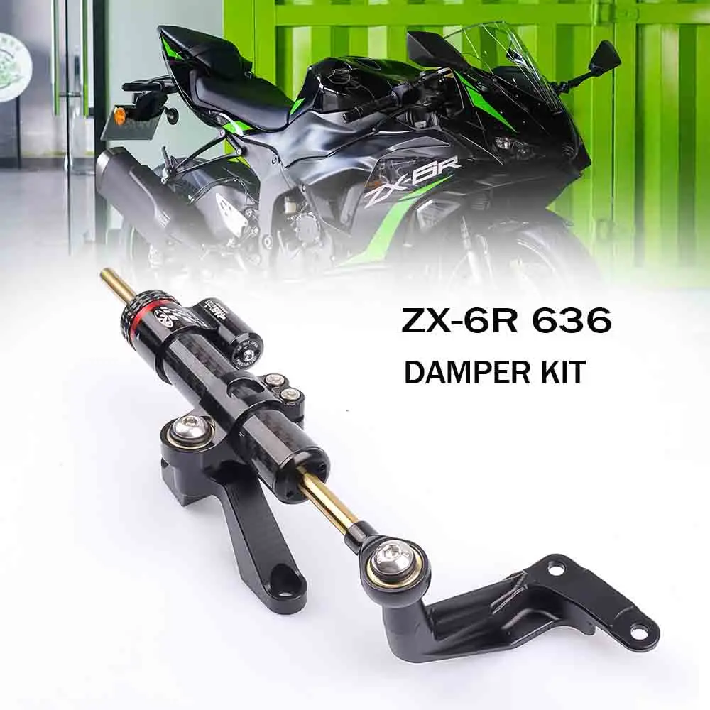 New Motorcycle Accessories Steering Stabilize Damper Shock absorber bracket kit For Kawasaki ZX6R 636 2023 2024
New Motorcycle Accessories Steering Stabilize Damper Shock absorber bracket kit For Kawasaki ZX6R 636 2023 2024 