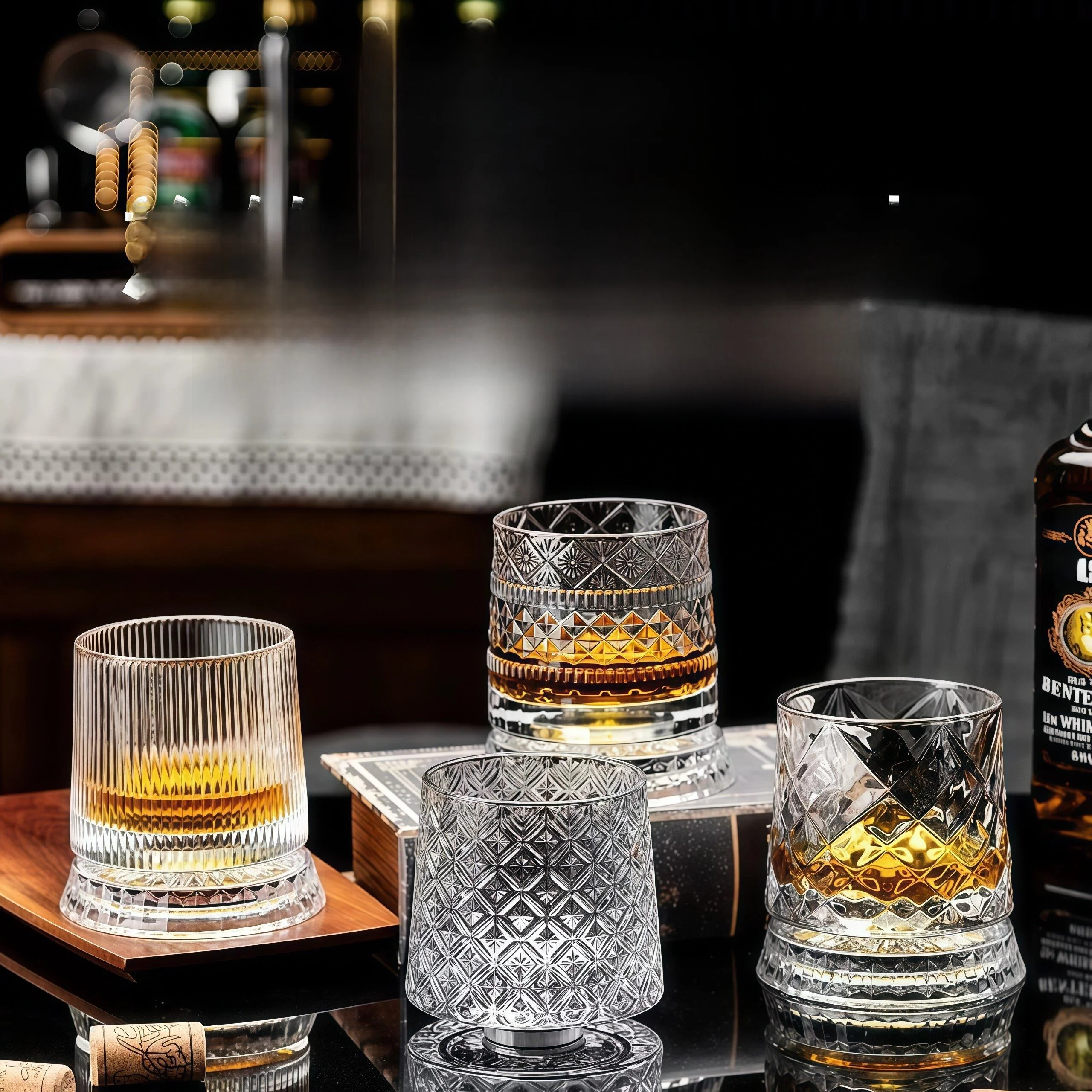 High-End Crystal Rotating Top Beer Whiskey Glass Bottom Stress Relief Cup Luxury Sensation Home Use Japanese Style Glass Cup
High-End Crystal Rotating Top Beer Whiskey Glass Bottom Stress Relief Cup Luxury Sensation Home Use Japanese Style Glass Cup