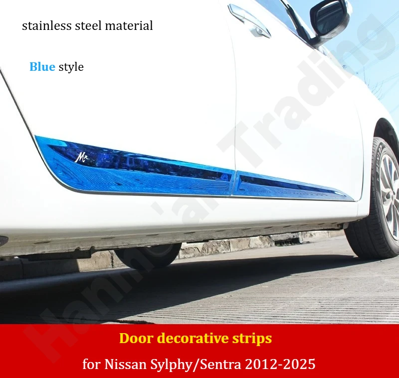 for Nissan Sylphy/Sentra 2012-2025 Classic style Door decorative strips/body anti scratch strips/exterior decorative products
for Nissan Sylphy/Sentra 2012-2025 Classic style Door decorative strips/body anti scratch strips/exterior decorative products