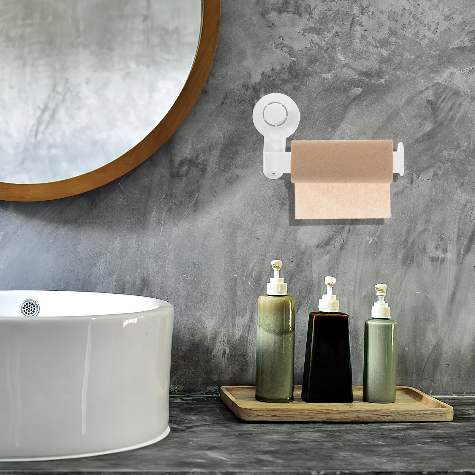 Suction Cup Toilet Paper Holder Tissue Roll Mounted White Portable Paper Towel ganizer Heavy Duty Suction Cups
Suction Cup Toilet Paper Holder Tissue Roll Mounted White Portable Paper Towel ganizer Heavy Duty Suction Cups