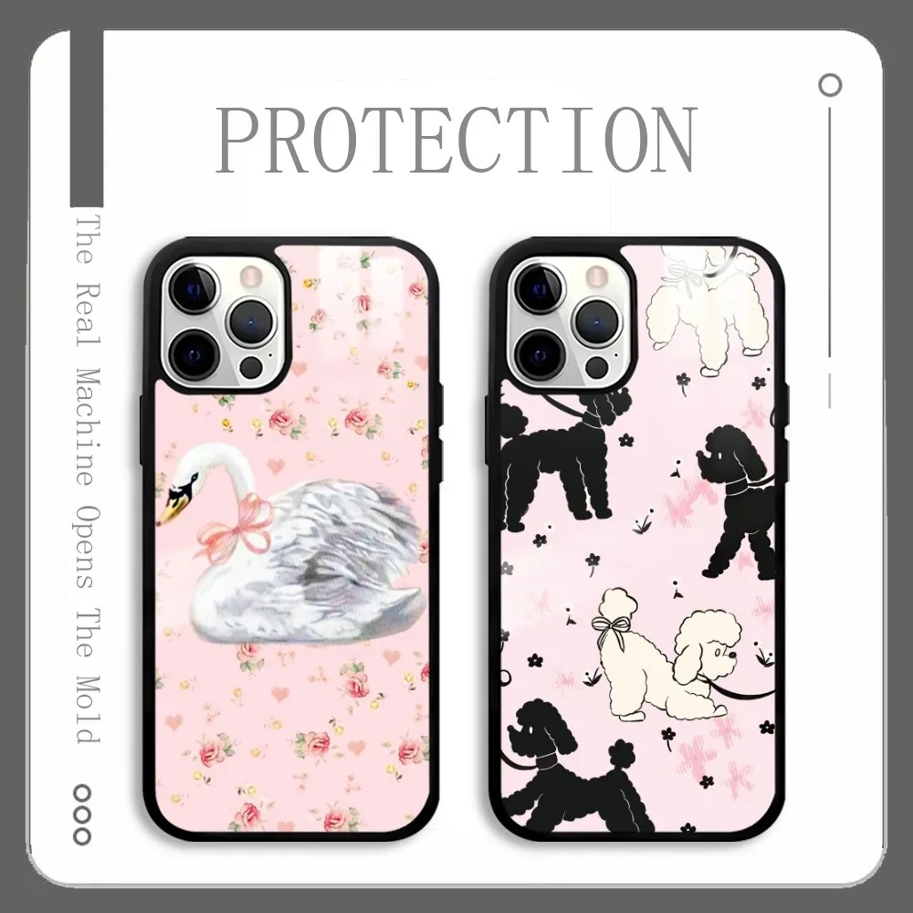Wildflower Swan Rabbit Dog Phone Case For IPhone 16 15 14 13 12 11 Pro Xs Max Mini Plus Celulares Hard Funda
Wildflower Swan Rabbit Dog Phone Case For IPhone 16 15 14 13 12 11 Pro Xs Max Mini Plus Celulares Hard Funda