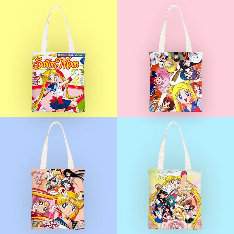 Sailor Moon Shopping Bag Cartoon Anime Canvas Bag Student Female Y2k Fashion Toys Anime Cartoon Frind Kawaii Cute
Sailor Moon Shopping Bag Cartoon Anime Canvas Bag Student Female Y2k Fashion Toys Anime Cartoon Frind Kawaii Cute