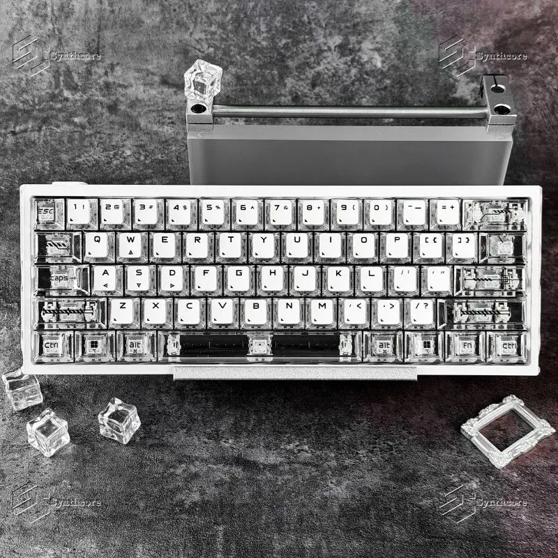 Transparent Keycaps ROG EplicaTheme 130 Keys Full Set Cherry Profile Clear PC for 98HE Ace 75% Mechanical Keyboard MX Switch
Transparent Keycaps ROG EplicaTheme 130 Keys Full Set Cherry Profile Clear PC for 98HE Ace 75% Mechanical Keyboard MX Switch