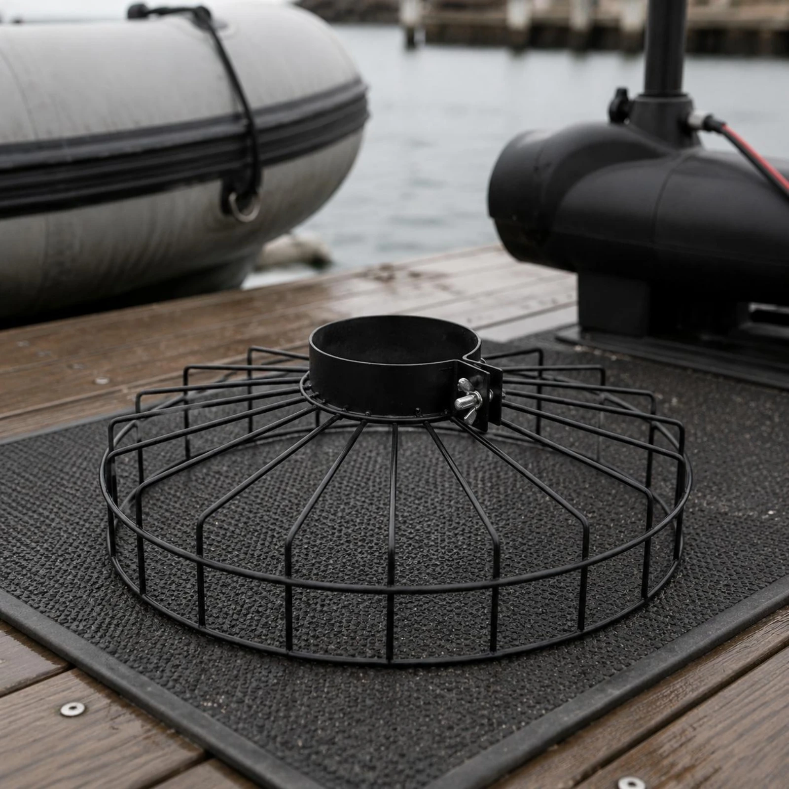 Outboard Engine Cover Clamp Band Wire Mesh Guard
Outboard Engine Cover Clamp Band Wire Mesh Guard