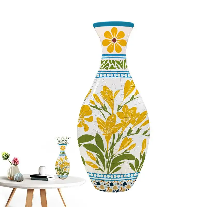 3D Flower Vase Puzzle Jigsaw Vase Arts And Craft Aesthetic Desktop Jigsaw Crafts Home Decor For Study Room Living Room Bedroom
3D Flower Vase Puzzle Jigsaw Vase Arts And Craft Aesthetic Desktop Jigsaw Crafts Home Decor For Study Room Living Room Bedroom