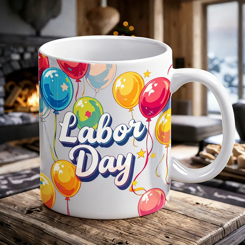 Labor Day Colorful Balloon Ceramic Mug Festive Celebration Coffee Cup, Milk Cup, Office Tea Cup, Gift for Friends,Fade-Resistant
Labor Day Colorful Balloon Ceramic Mug Festive Celebration Coffee Cup, Milk Cup, Office Tea Cup, Gift for Friends,Fade-Resistant