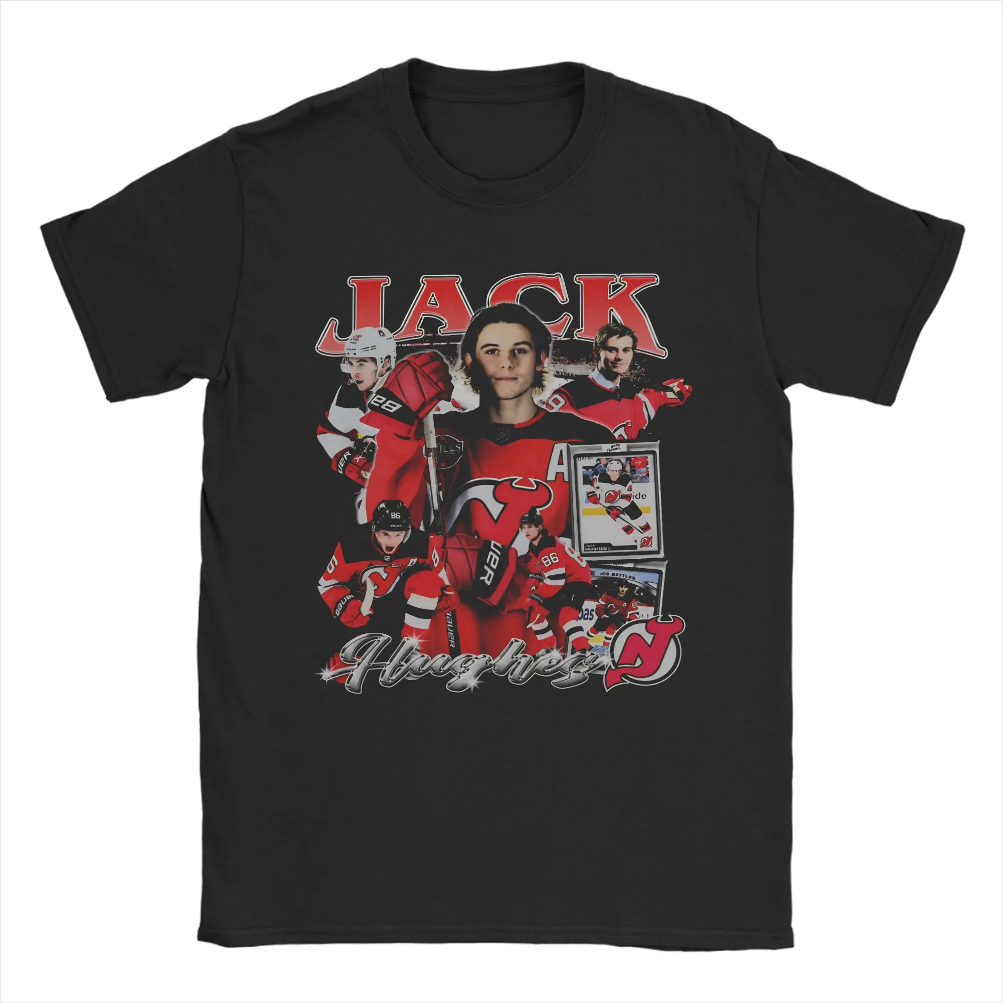 Men Jack Hughes Vintage Bootleg T Shirt Pure Cotton Clothing Novelty Short Sleeve O Neck Tees 4XL 5XL T-Shirts
Men Jack Hughes Vintage Bootleg T Shirt Pure Cotton Clothing Novelty Short Sleeve O Neck Tees 4XL 5XL T-Shirts
