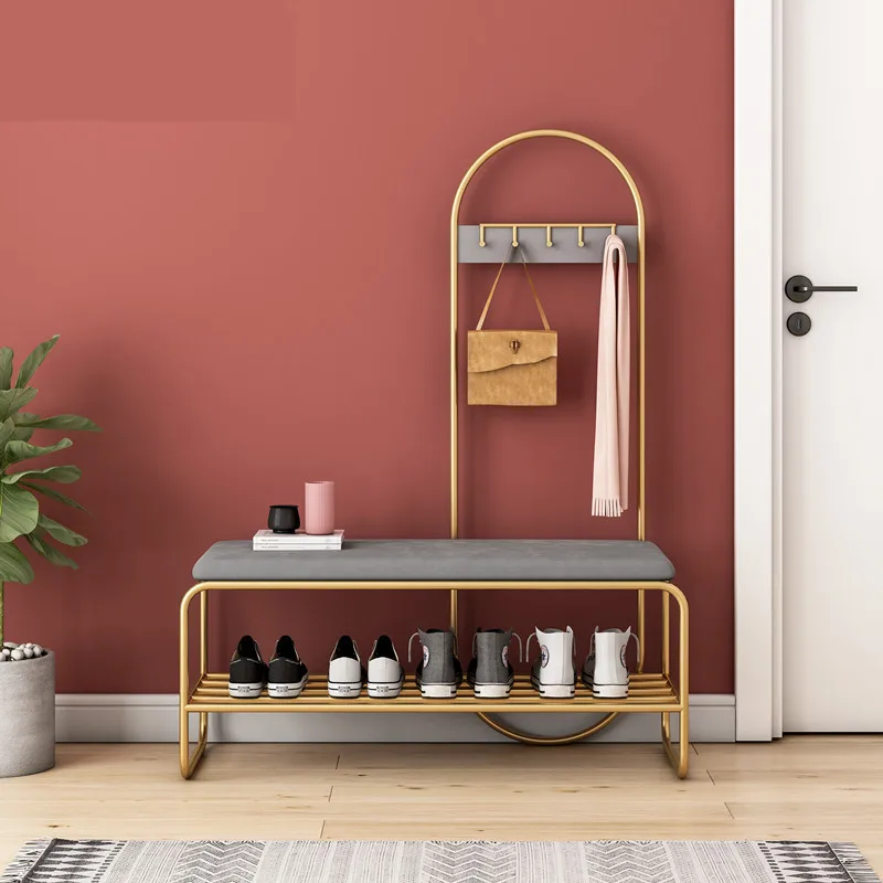 Light Luxury Bench Coat Racks Designer Organizer Nordic Coat Racks Space Saving Minimalism Iron Description Postmodern Furniture
Light Luxury Bench Coat Racks Designer Organizer Nordic Coat Racks Space Saving Minimalism Iron Description Postmodern Furniture