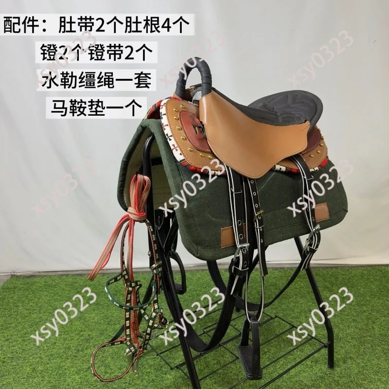 Microfiber Leather Saddle Full Set Soft Cushion Equestrian Riding Gear
Microfiber Leather Saddle Full Set Soft Cushion Equestrian Riding Gear