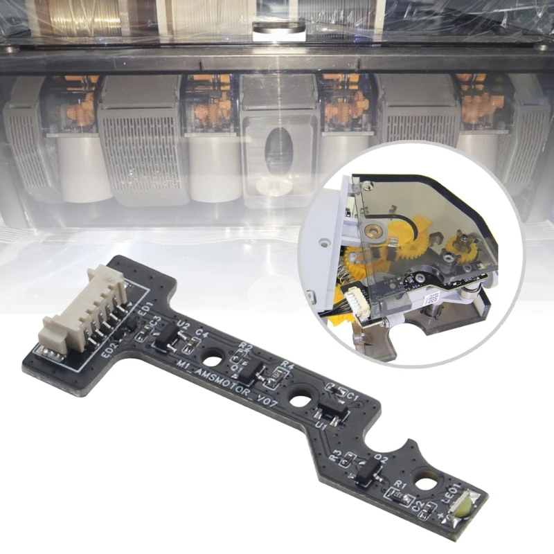 Printer AMSFeed Port Circuit Board With Automatic Filament Recognition Error Alert Functionality for X1/P1 Printers F19E
Printer AMSFeed Port Circuit Board With Automatic Filament Recognition Error Alert Functionality for X1/P1 Printers F19E