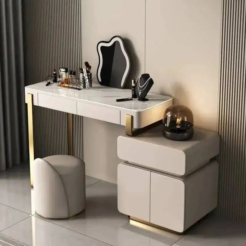 Mirror Makeup Bedroom Drawers Table Vanity Chair Desk Luxury Women Dressing Table Wood Girl Mesa De Maquillaje Home Furniture
Mirror Makeup Bedroom Drawers Table Vanity Chair Desk Luxury Women Dressing Table Wood Girl Mesa De Maquillaje Home Furniture