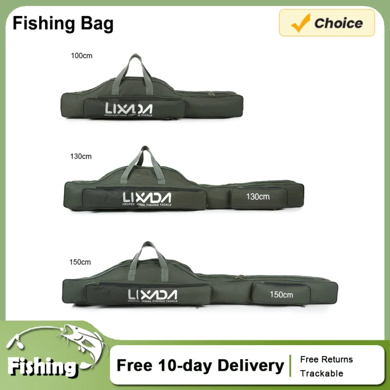 Fishing Bag Portable Folding Fishing Rod Reel Bag Fishing Pole Gear Tackle Tool Carry Case Carrier Travel Storage Bag Organizer
Fishing Bag Portable Folding Fishing Rod Reel Bag Fishing Pole Gear Tackle Tool Carry Case Carrier Travel Storage Bag Organizer
