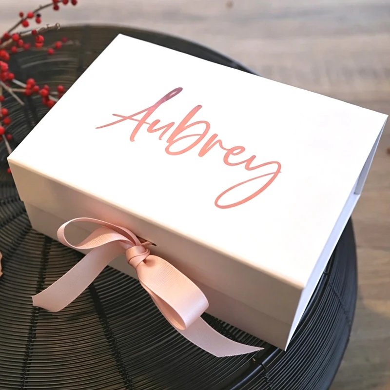 Personalized Magnetic Gift Box with Ribbon Custom Cardboard Gift Boxes Wedding Gift Box Birthday Gift Box
Personalized Magnetic Gift Box with Ribbon Custom Cardboard Gift Boxes Wedding Gift Box Birthday Gift Box