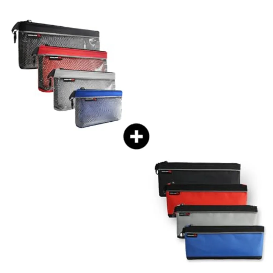 4 Pack Combo Waterproof Small Tool Bags and 4 Pack 12inch*5.5inch Small Tool Pouches with Zipper
4 Pack Combo Waterproof Small Tool Bags and 4 Pack 12inch*5.5inch Small Tool Pouches with Zipper