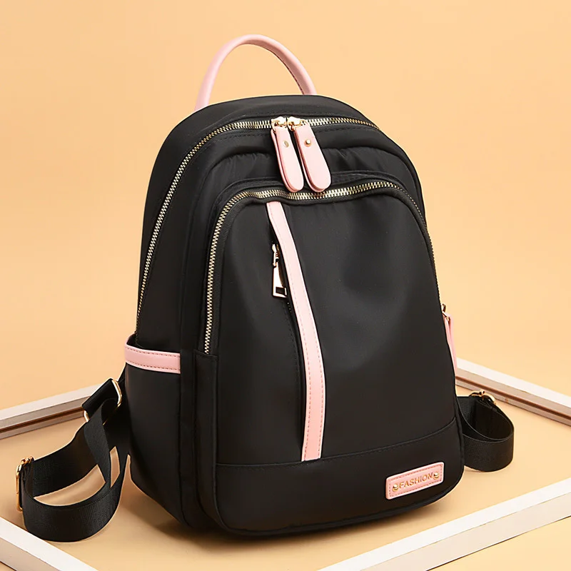 Backpack female 2022 new Korean fashion student schoolbag simple personalized Canvas Backpack
Backpack female 2022 new Korean fashion student schoolbag simple personalized Canvas Backpack