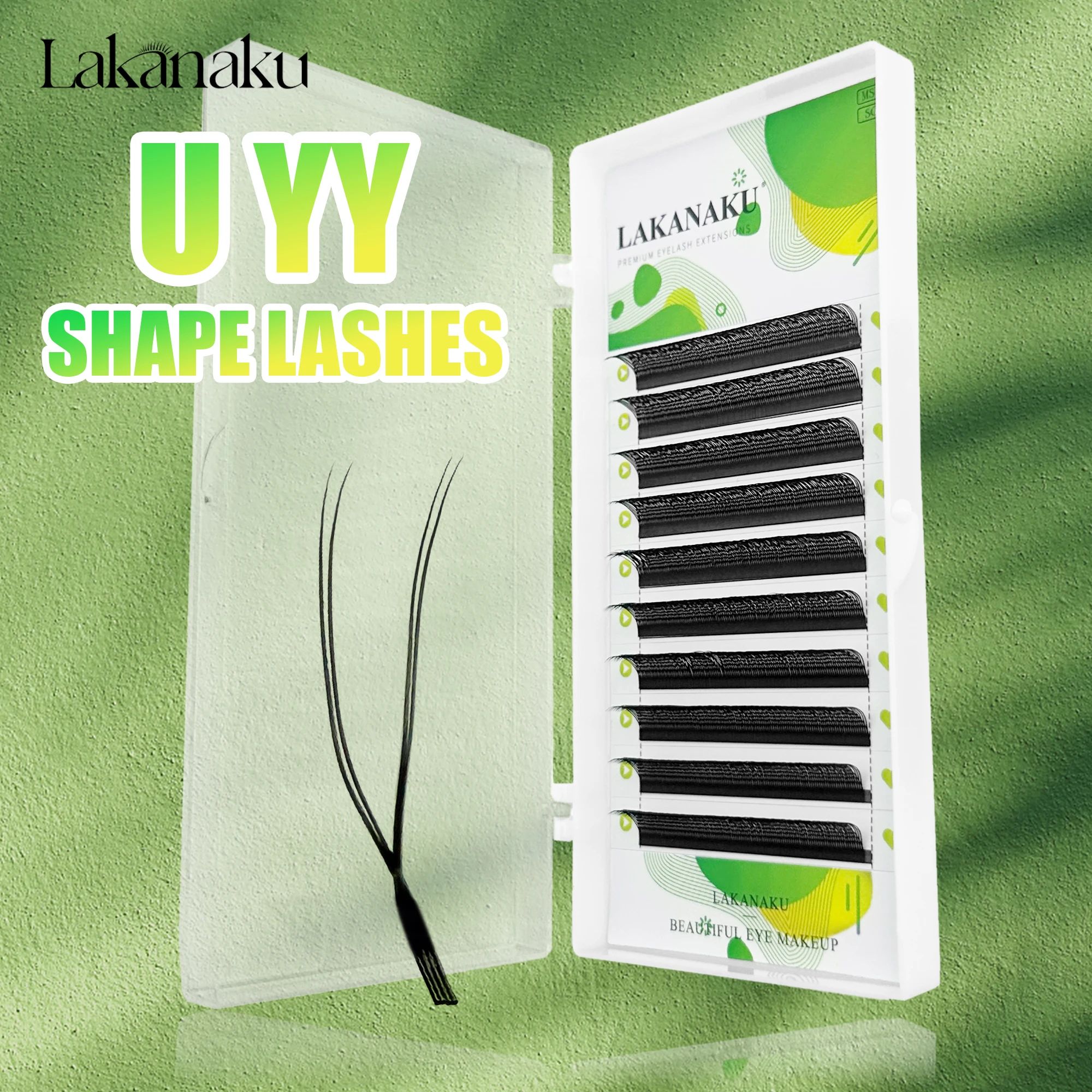 LAKANAKU U YY Lashes Soft 2D YY Cilios Volume Brasileiro U Fio YY Eyelash Extensions
LAKANAKU U YY Lashes Soft 2D YY Cilios Volume Brasileiro U Fio YY Eyelash Extensions