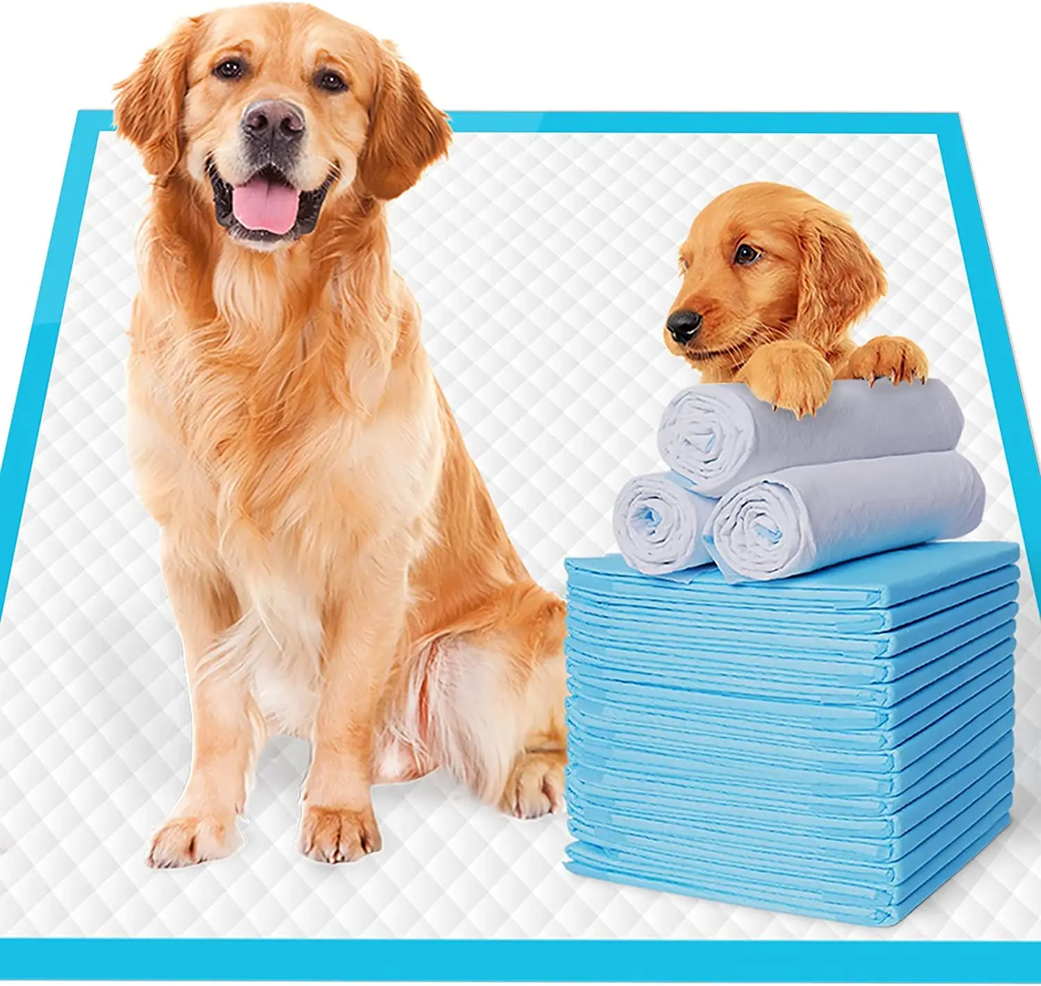 Dog Pee Pad Healthy Nappy Mat For Cats Dog Diapers Quick-dry Surface Mat Super Absorbent Pet Diaper Dog Training Pee Pads
Dog Pee Pad Healthy Nappy Mat For Cats Dog Diapers Quick-dry Surface Mat Super Absorbent Pet Diaper Dog Training Pee Pads